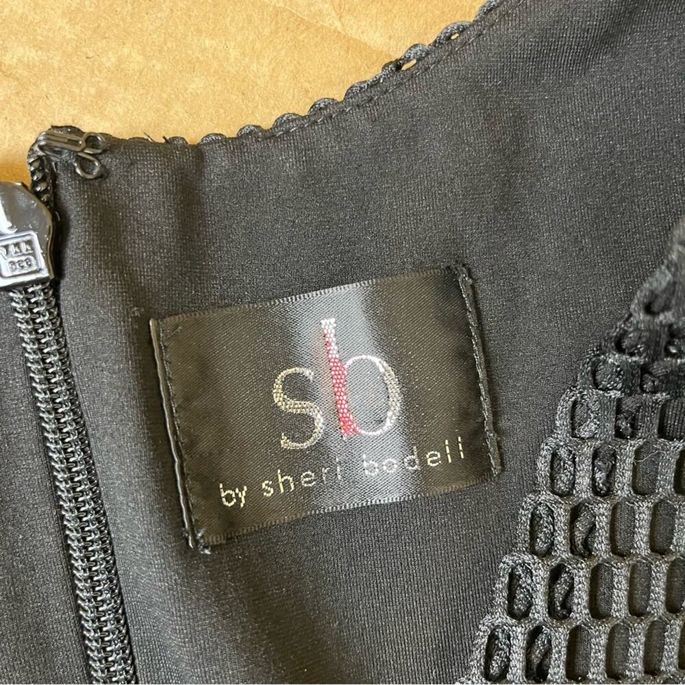 SB by Sheri Bodell Black Eyelet Midi Dress - Picture 7 of 8